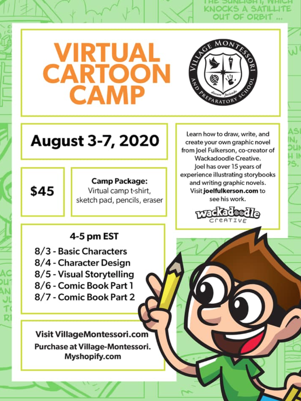 Virtual Cartoon Camp
